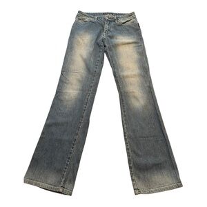Vintage Sergio Valente Bootcut Jeans Sz 27x 30 Light Wash Y2K 2000s Retro Denim